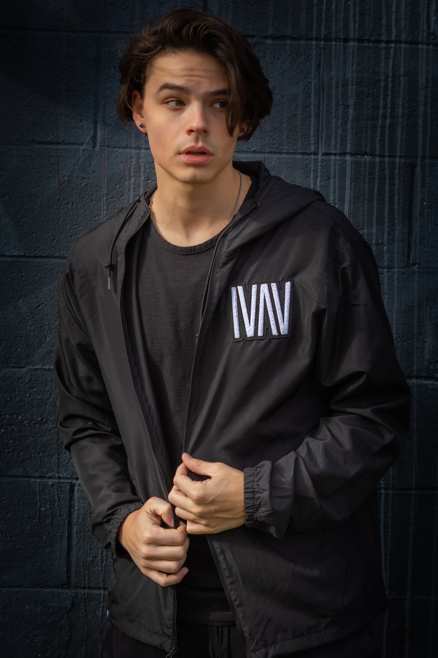 Black Windbreaker