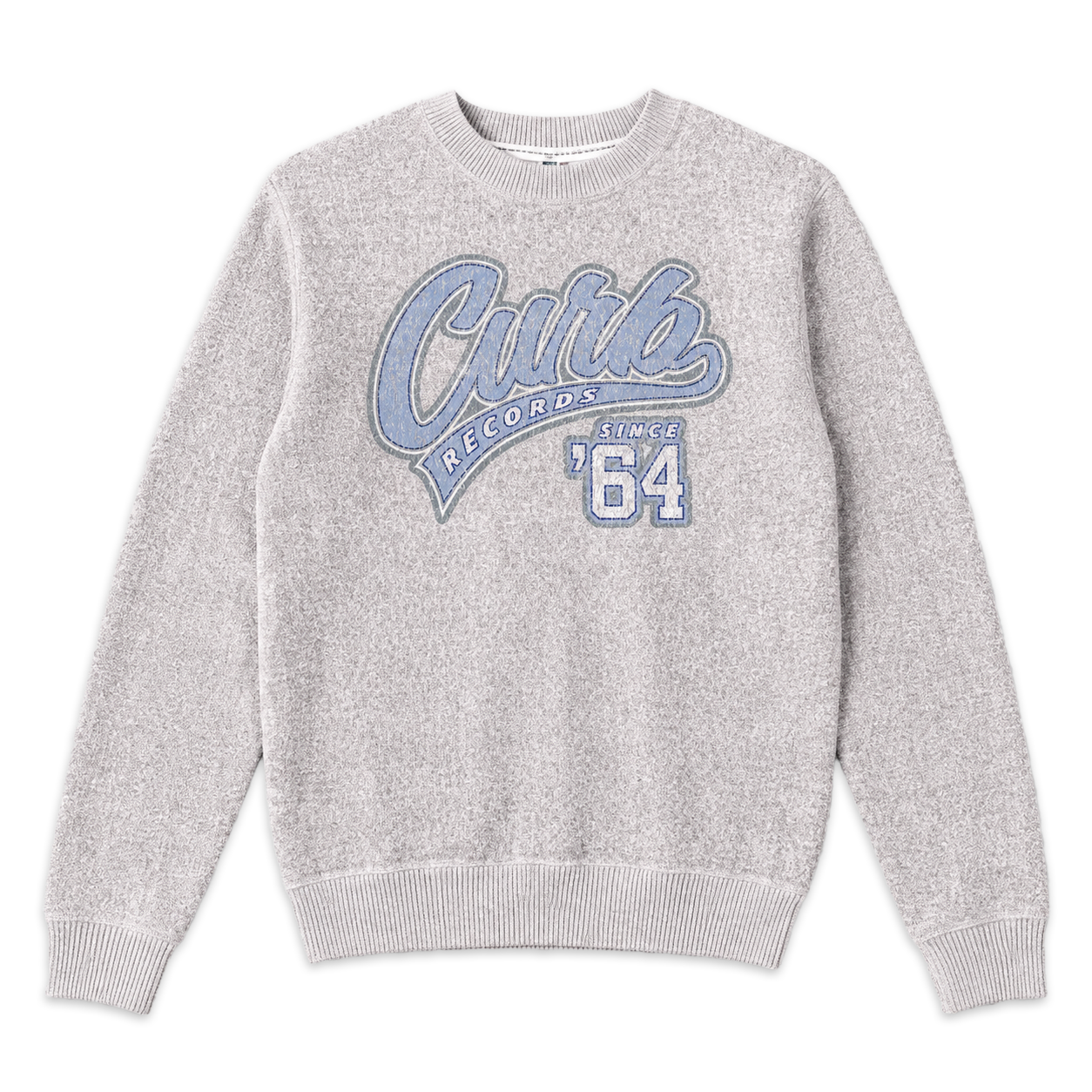 Curb Vintage Salt and Pepper Crewneck Sweatshirt