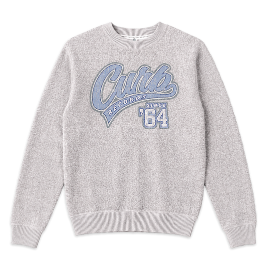 Curb Vintage Salt and Pepper Crewneck Sweatshirt