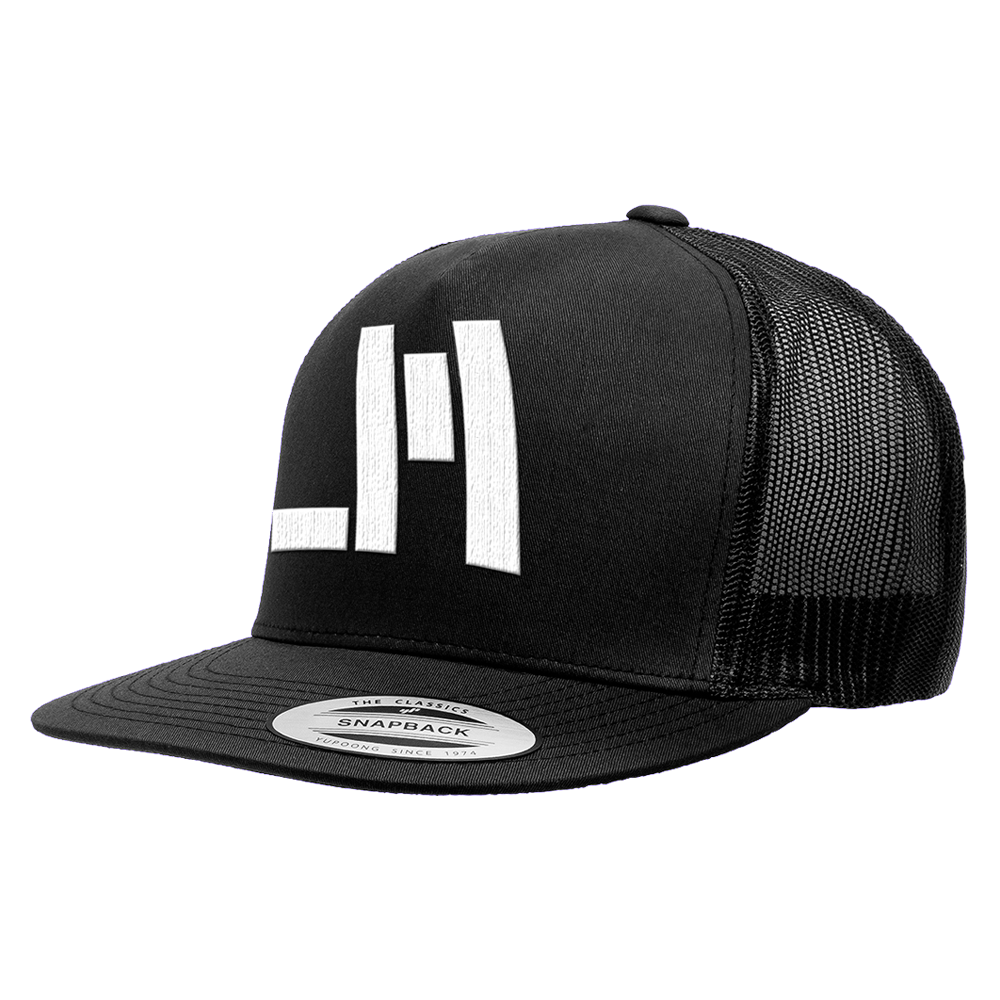 Embroidered Logo Black Snapback Trucker Hat – Curb Word Publishing